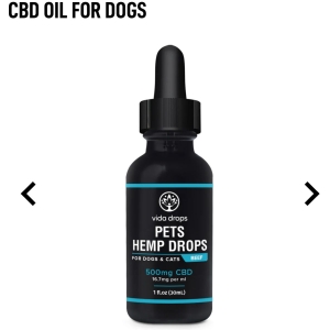 Vida Drops CBD Oil for Dogs