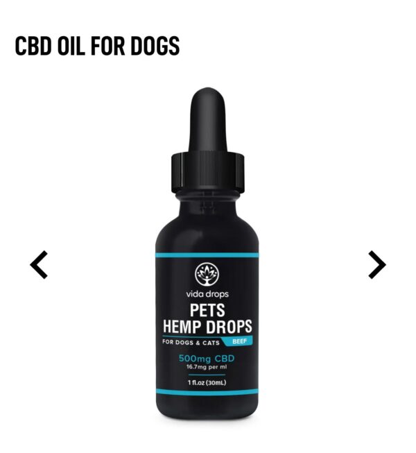 Vida Drops CBD Oil for Dogs